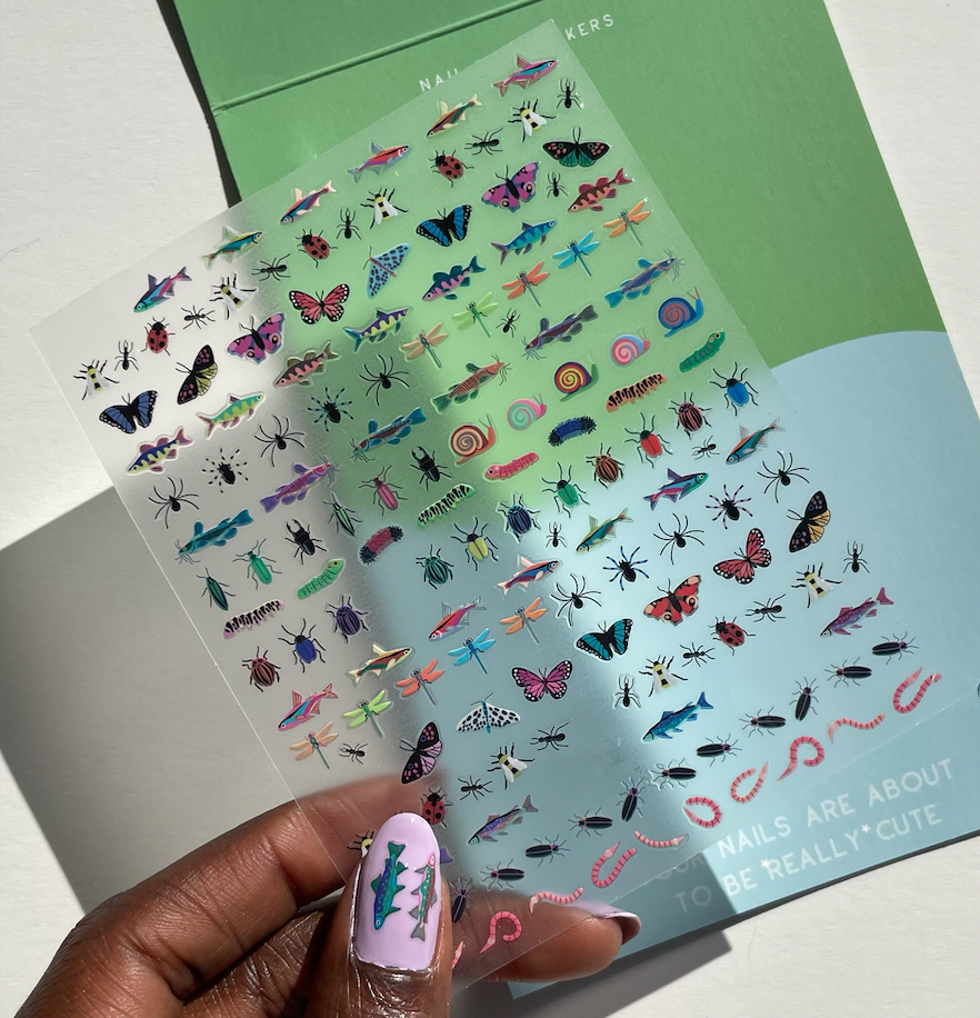 Critter Nail Art Stickers