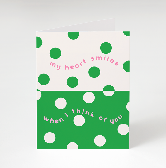 Heart Smiles Greeting Card