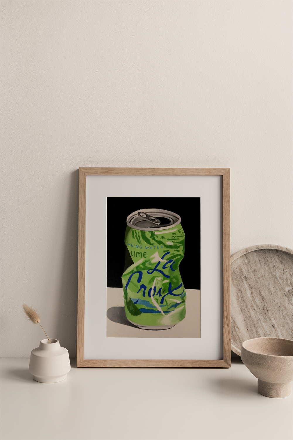 Lime La Croix Art Print