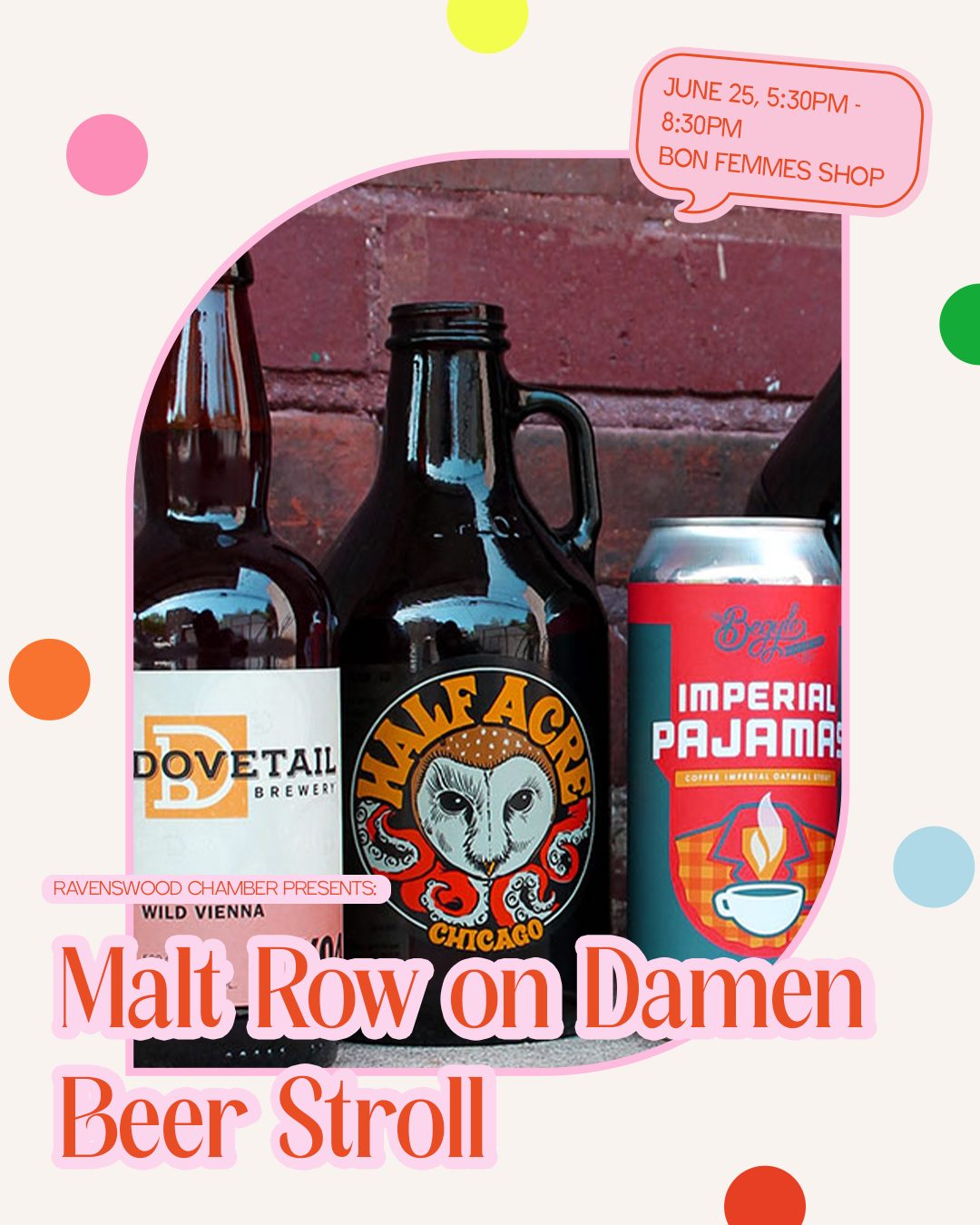 Malt Row on Damen Beer Stroll - June 25