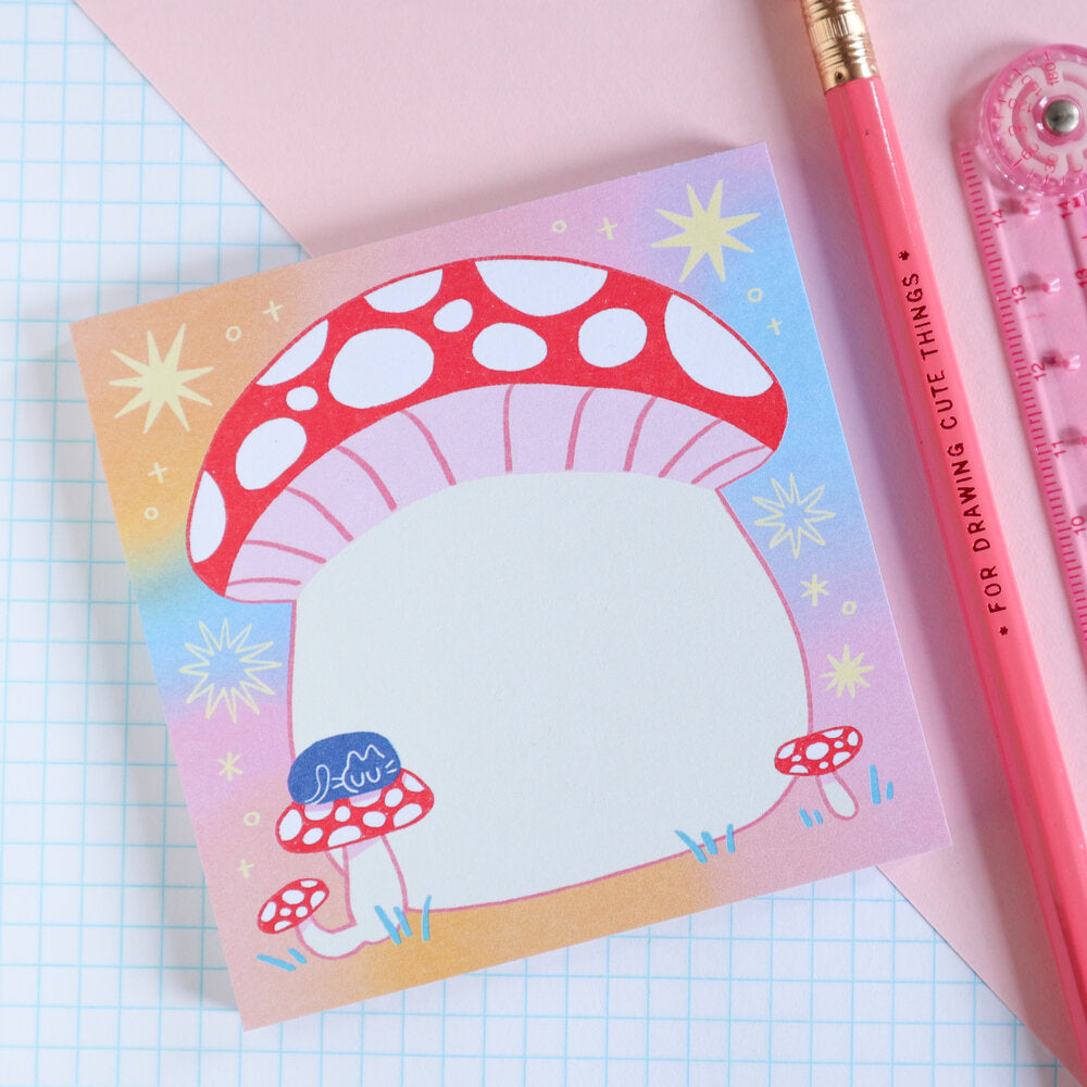 Mushroom Kuni Cat Notepad Radhia Rahman