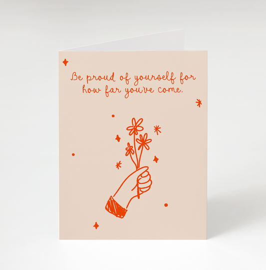 Proud of Yourself Greeting Card