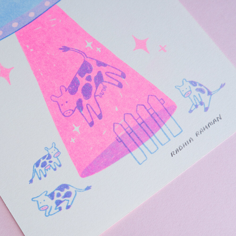 UFO Kuni Riso Print Radhia Rahman
