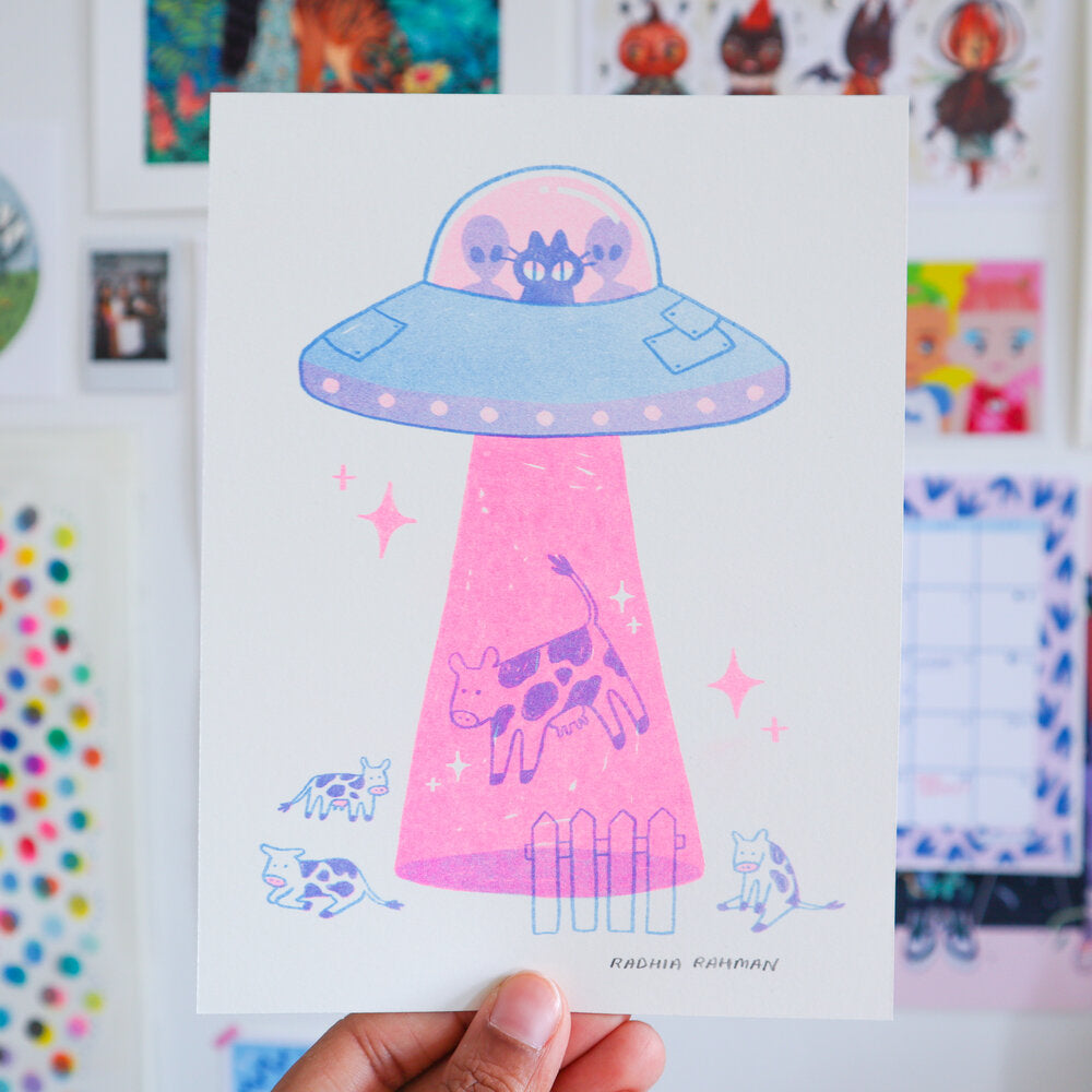 UFO Kuni Riso Print Radhia Rahman