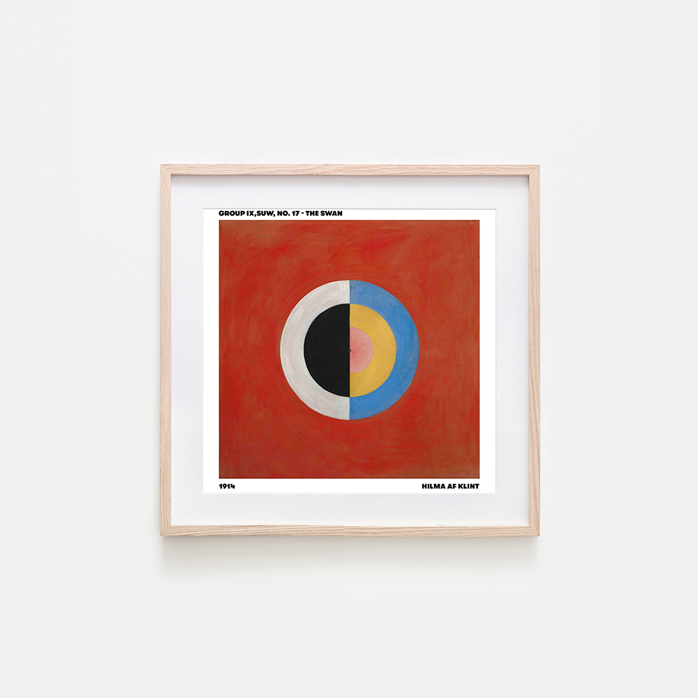 The Swan No.17 Art Print - Hilma af Klint