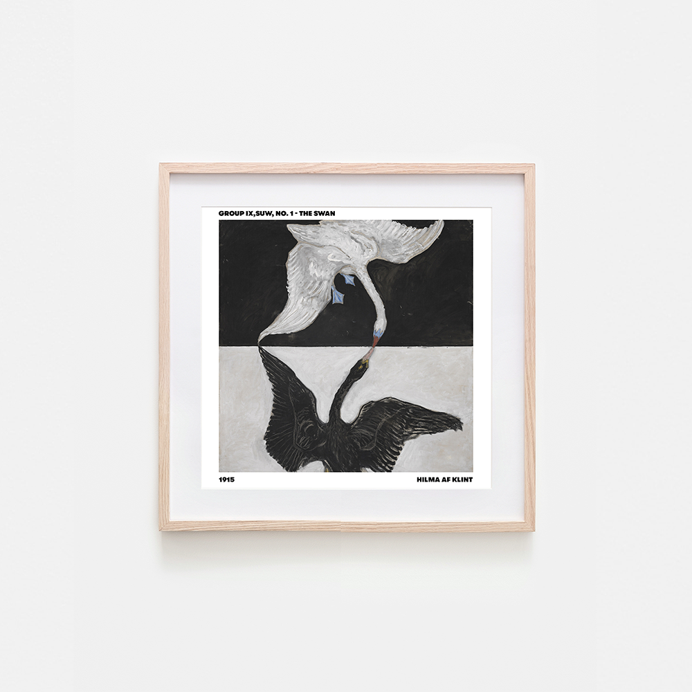 The Swan No.1 Art Print - Hilma af Klint