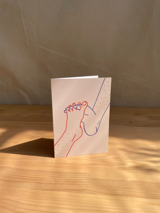 Toes Greeting Card