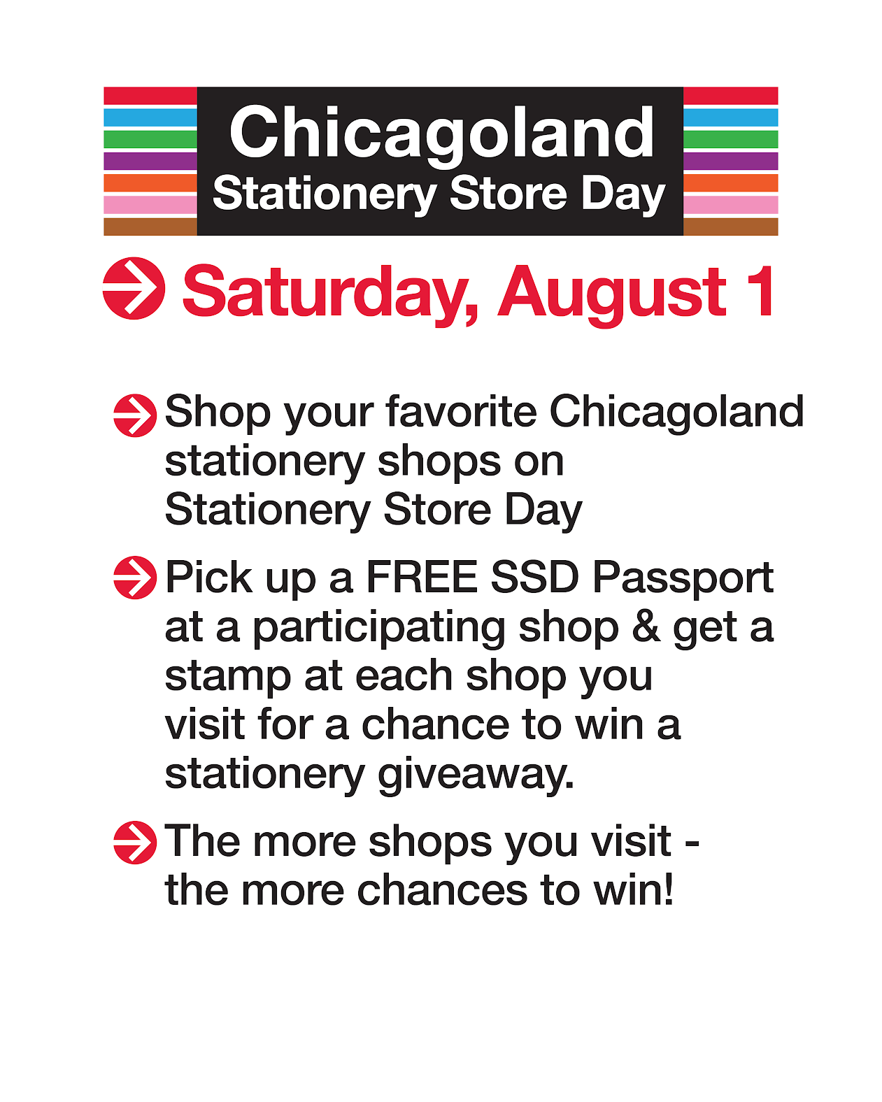 Chicagoland Stationery Store Day