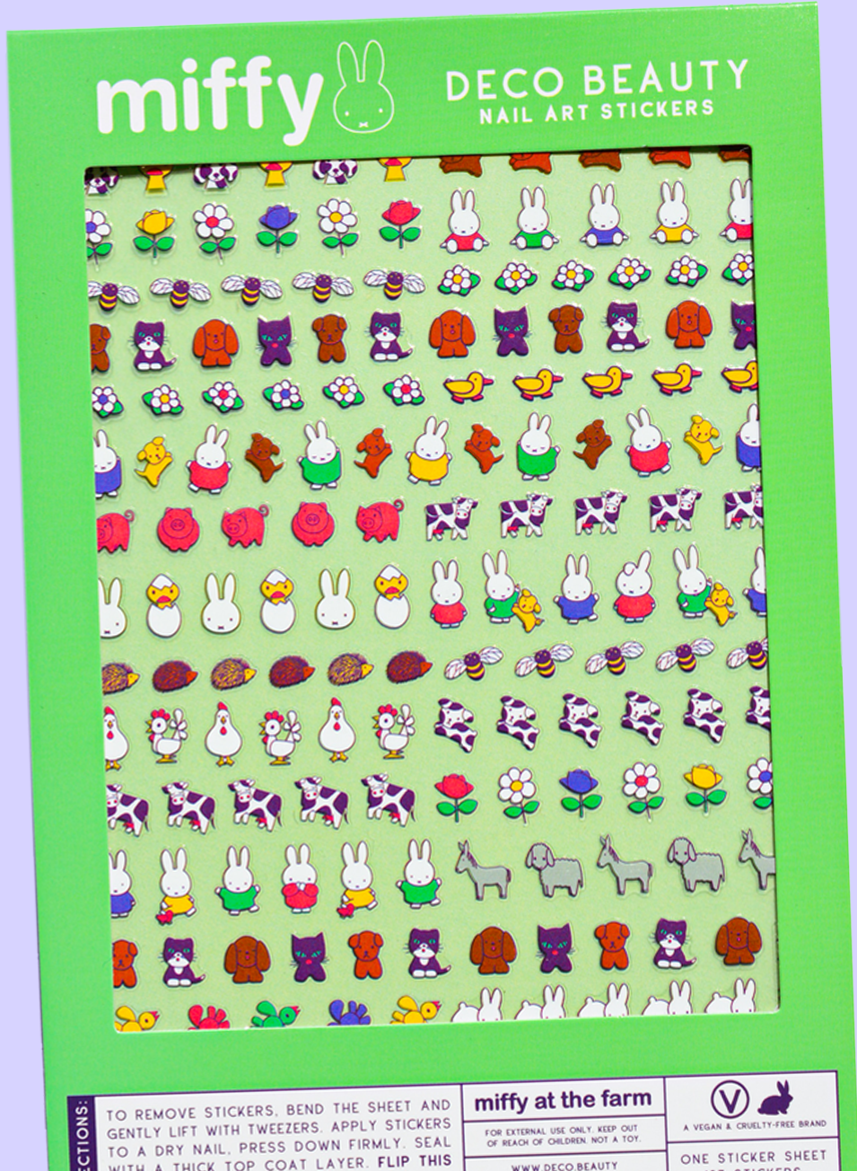 Miffy At The Farm Nail Art Stickers