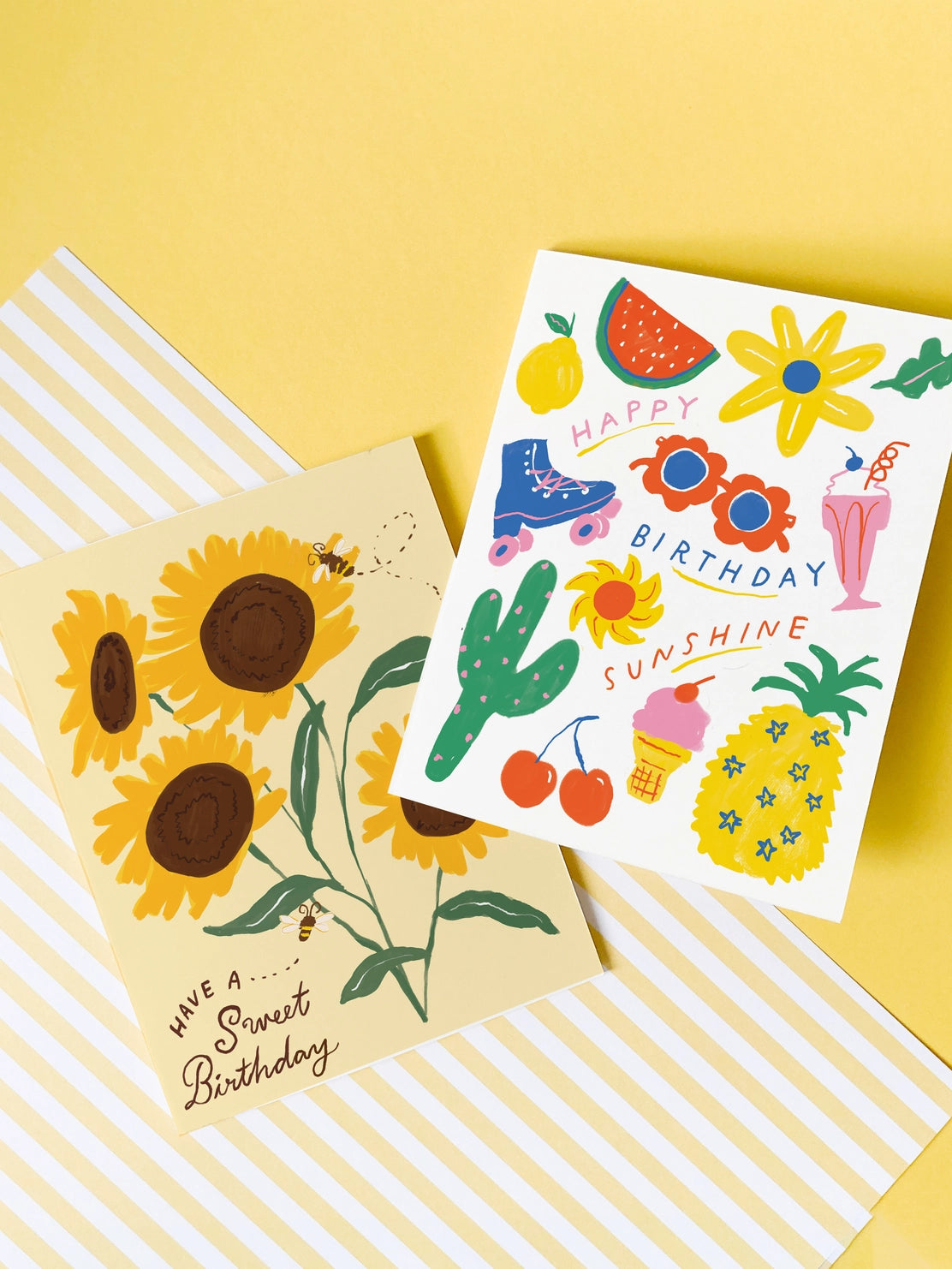 Sunshine Things Birthday Greeting Card