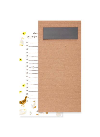 Ducks in a Row Listpad - Classic Pun To-Do List Pad