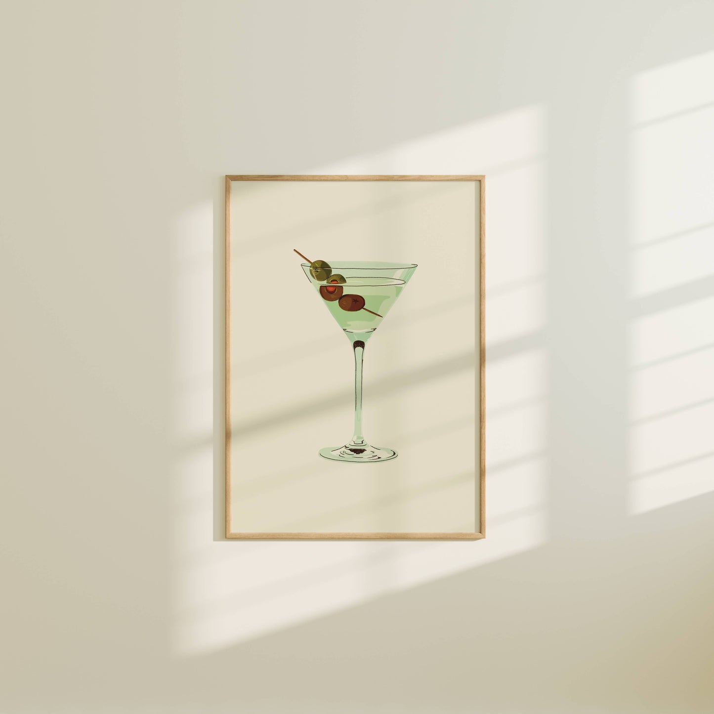 Dirty Martini Art Print