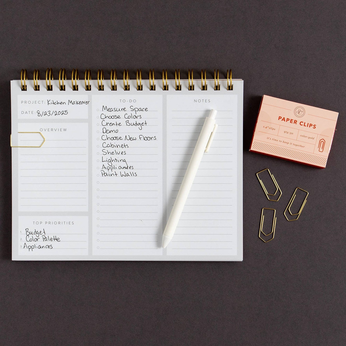 Keep It Together Paper Clips - Red