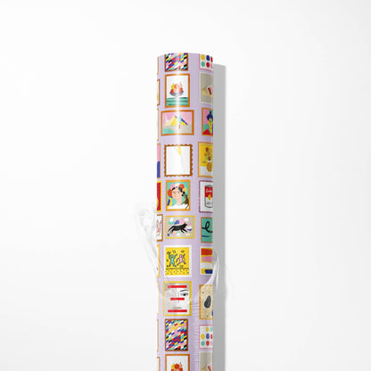 Gallery of Luminaries Rolled Gift Wrap