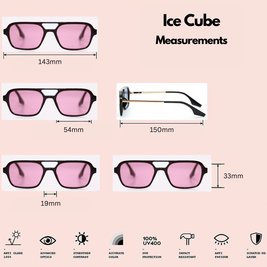 Ice Cube Black Cherry Sunglasses