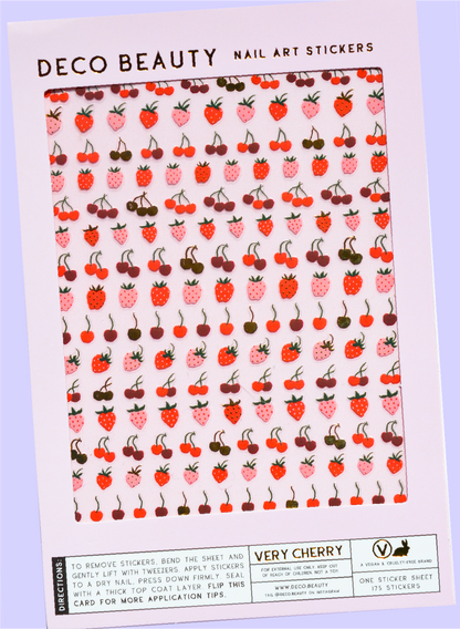 Very Cherry Nail Art Stickers