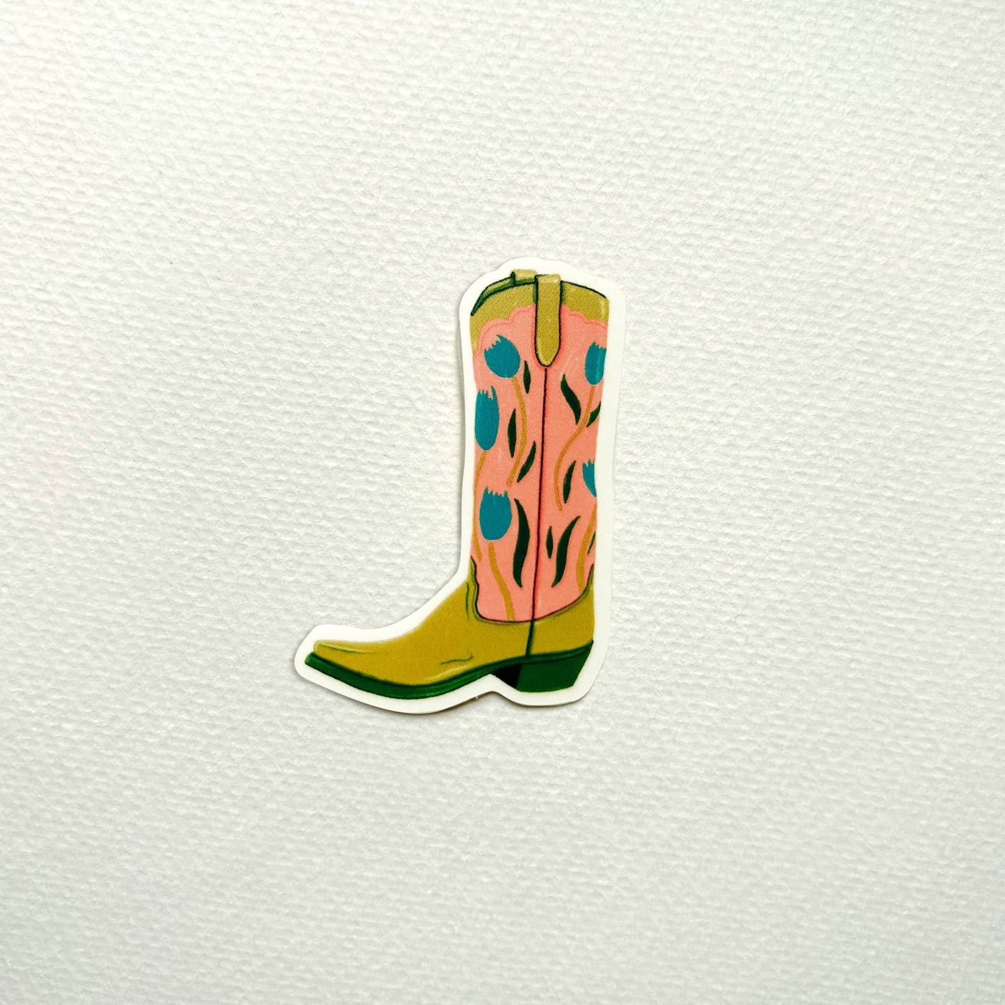 Cowgirl Boot Sticker