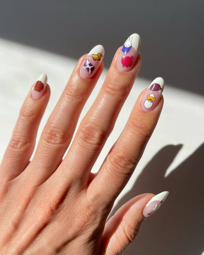 Miffy At The Farm Nail Art Stickers
