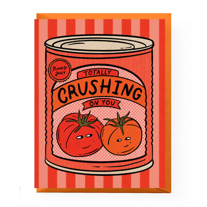 Crushed Tomato Love Greeting Card