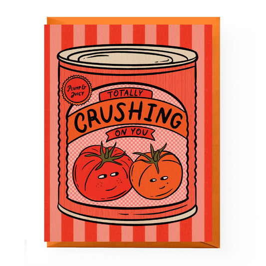 Crushed Tomato Love Greeting Card