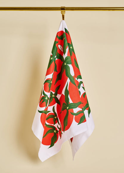 Pomodoro Tomato Tea Towel