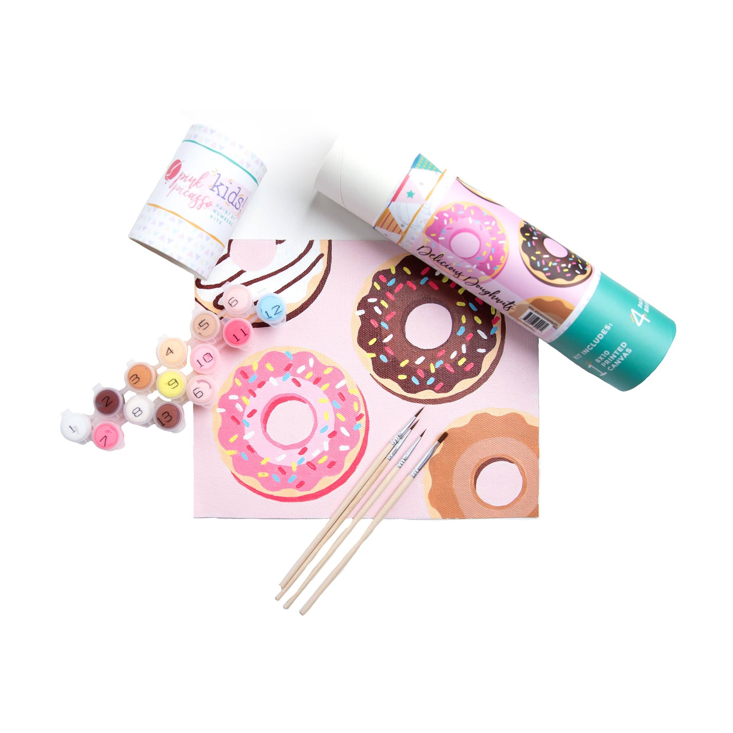 Paint by Numbers Kit - Delicious Doughnuts