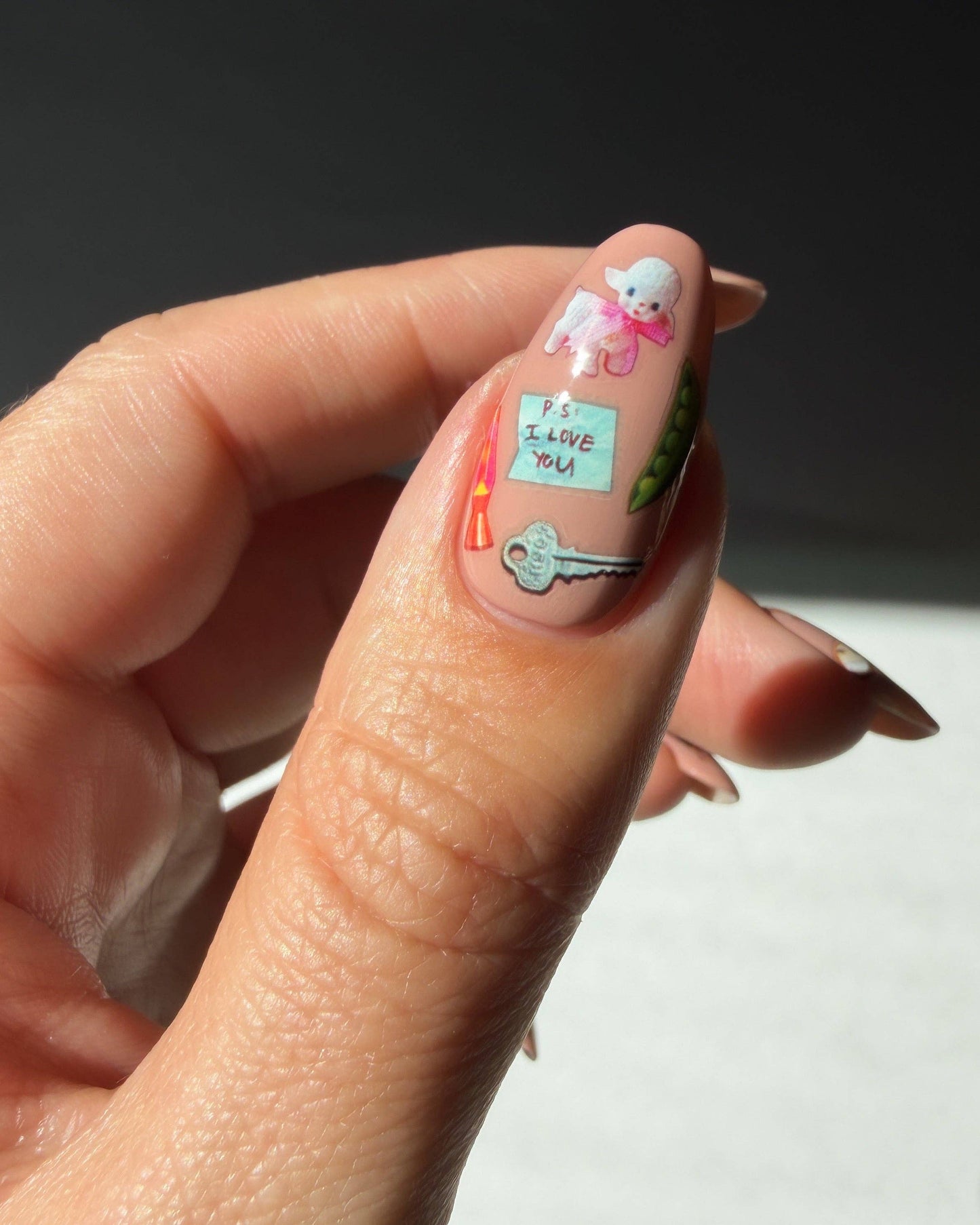 Haricot Vert Nail Art Stickers