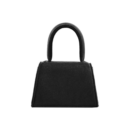 Sabrina Black Mini Velvet Bag