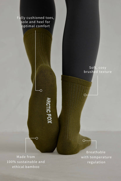 Khaki Green Everyday Socks