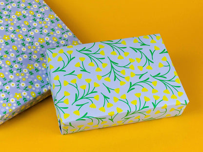 Fleurry Vision Floral Vines Gift Wrap Sheet