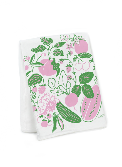 Summer Produce Tea Towel