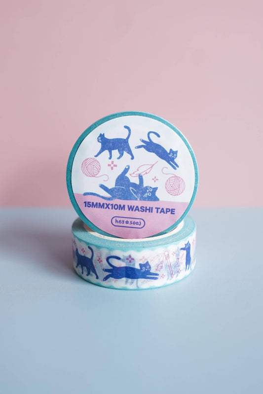 Cat Sticky Washi Tape