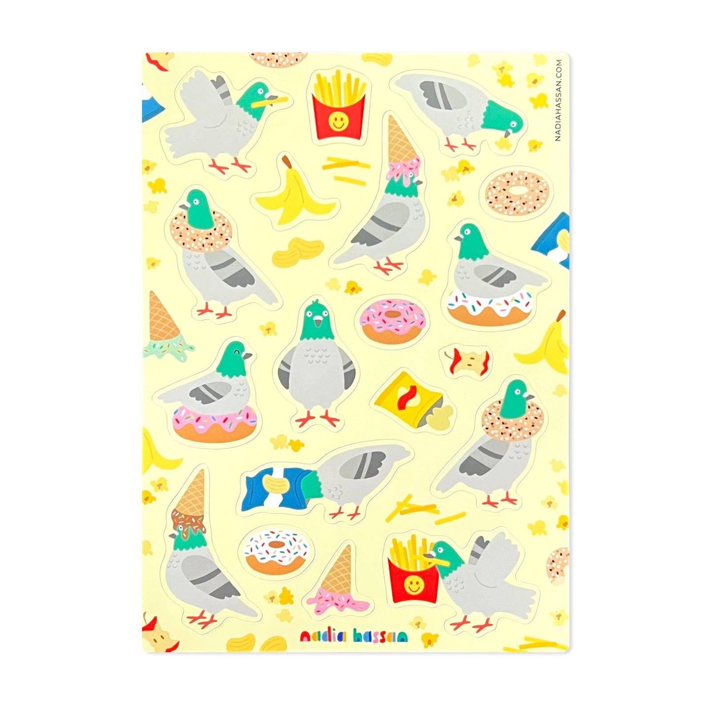 Pigeon Paradise Sticker Sheet