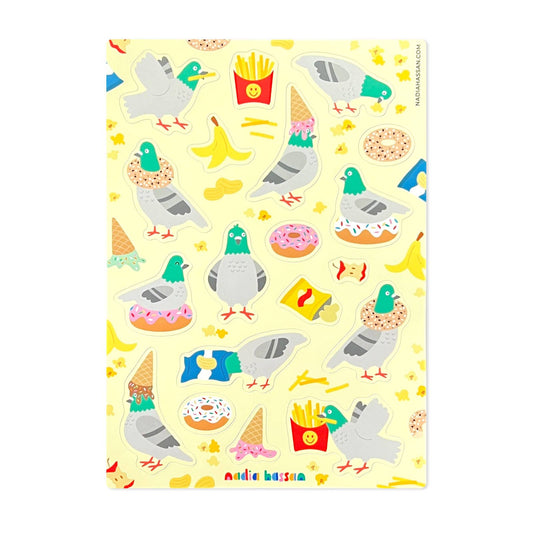 Pigeon Paradise Sticker Sheet