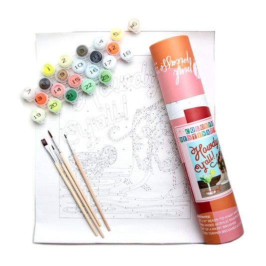 Paint by Numbers Kit - Howdy Y'all