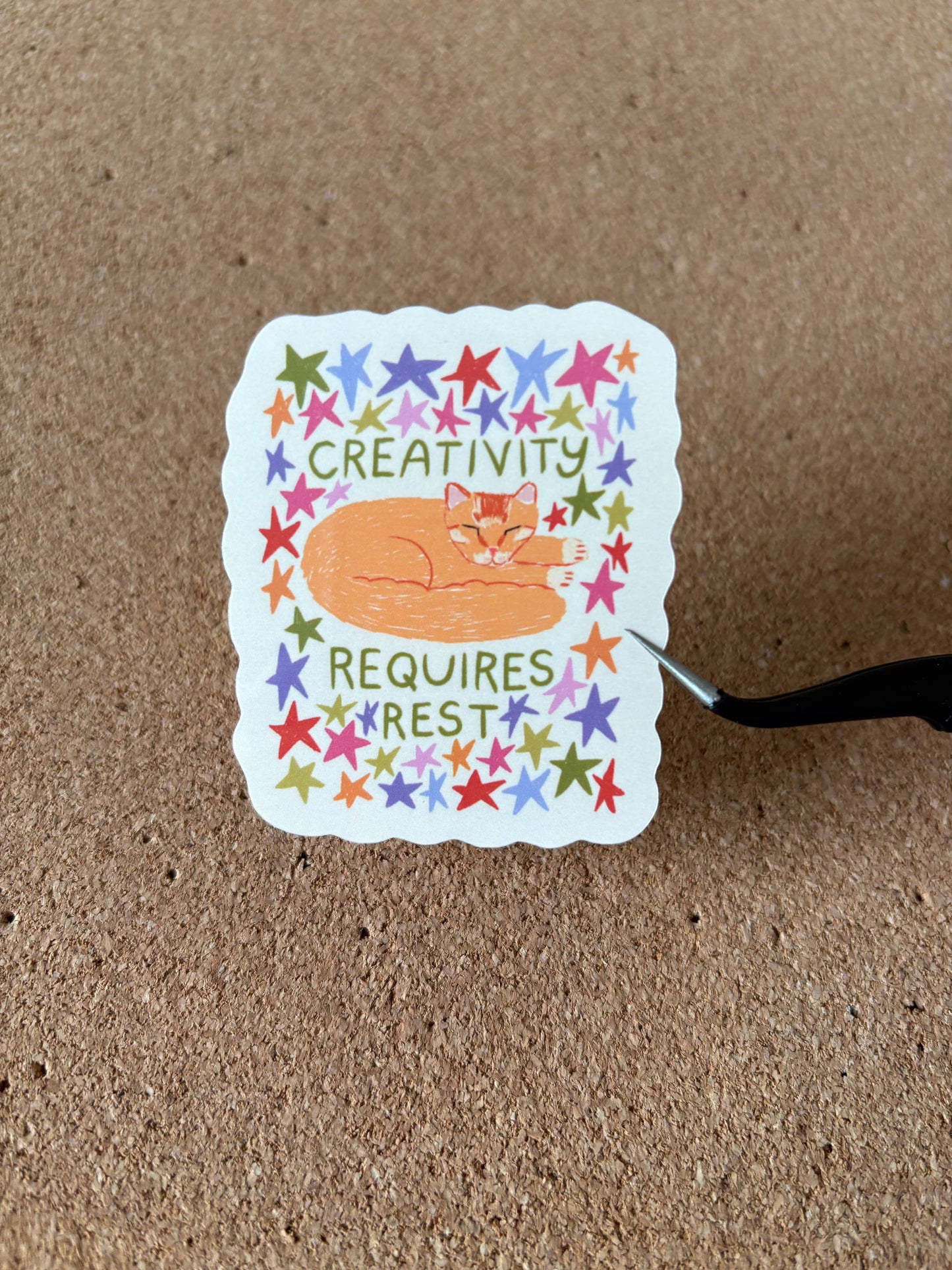 Creativity Requires Rest Sticker