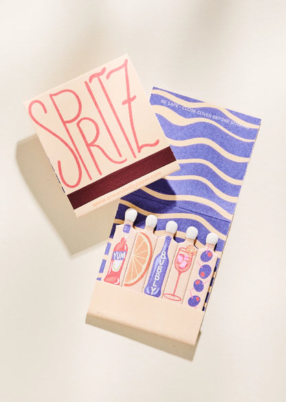 Cocktail Printed 10 Stem Matchbooks
