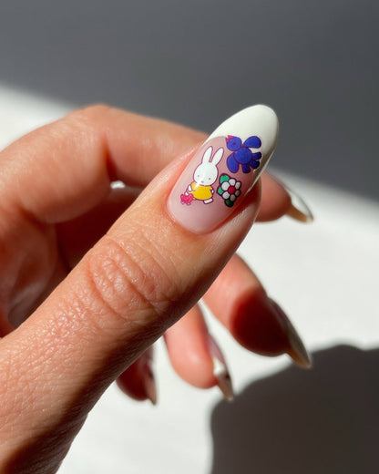 Miffy At The Farm Nail Art Stickers
