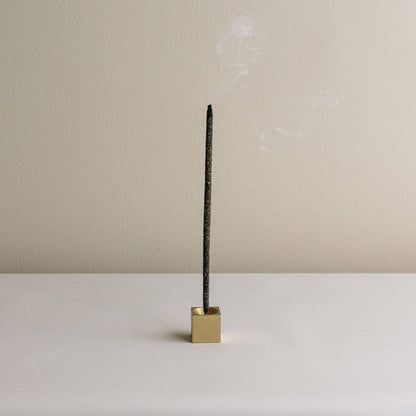 Cubic Brass Incense Holder