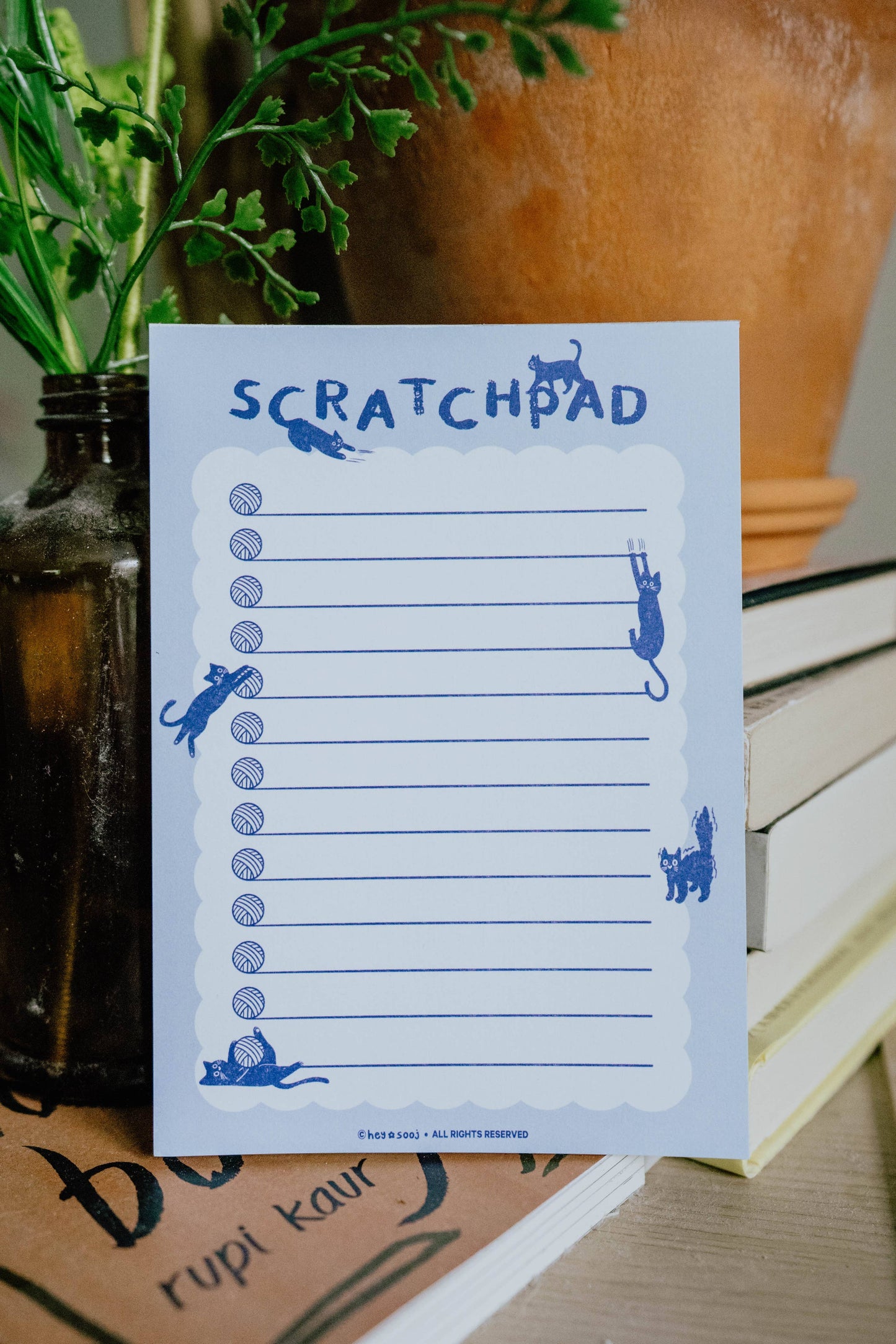 Cat Scratchpad Notepad