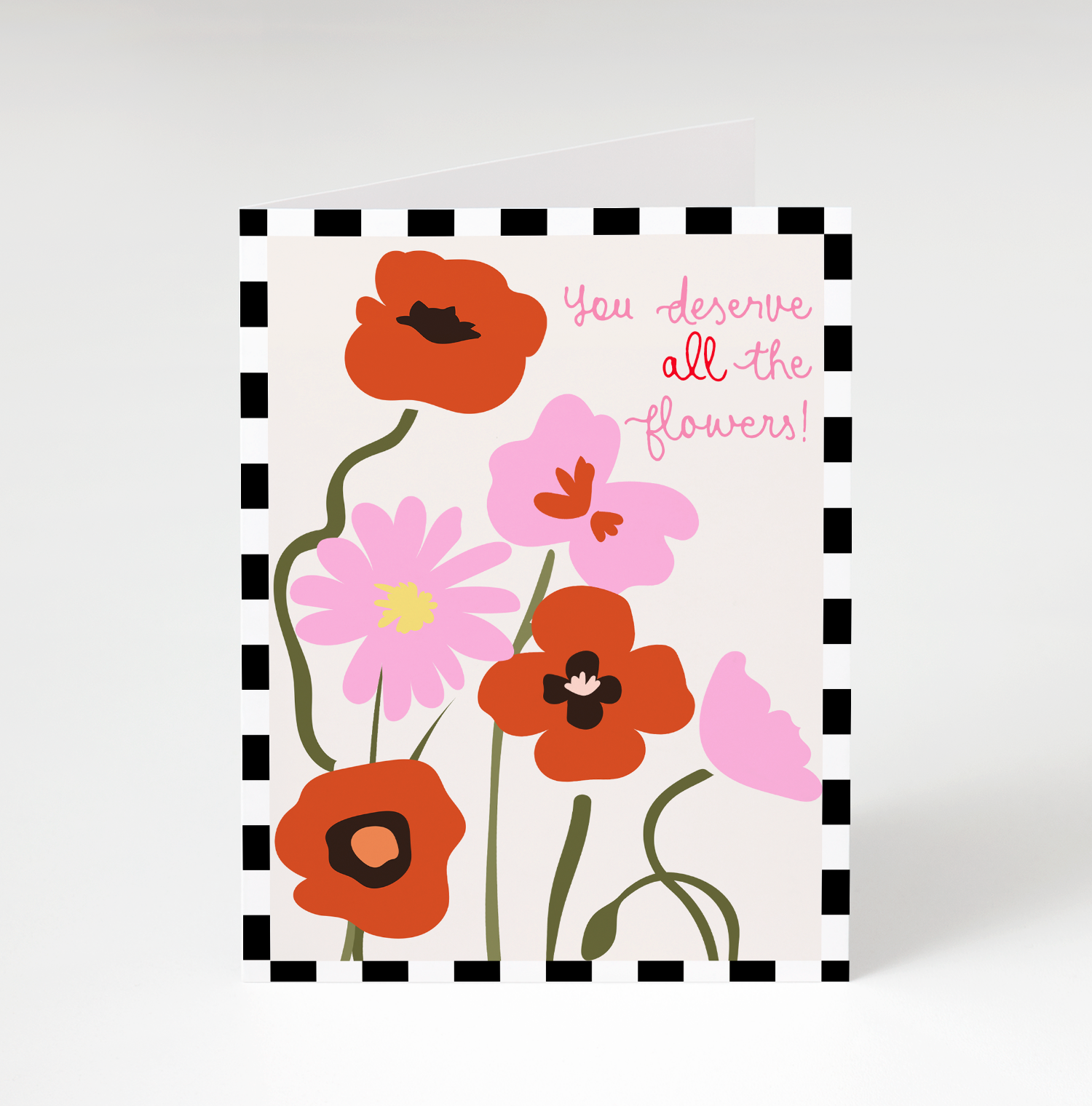 All The Flowers Greeting Card