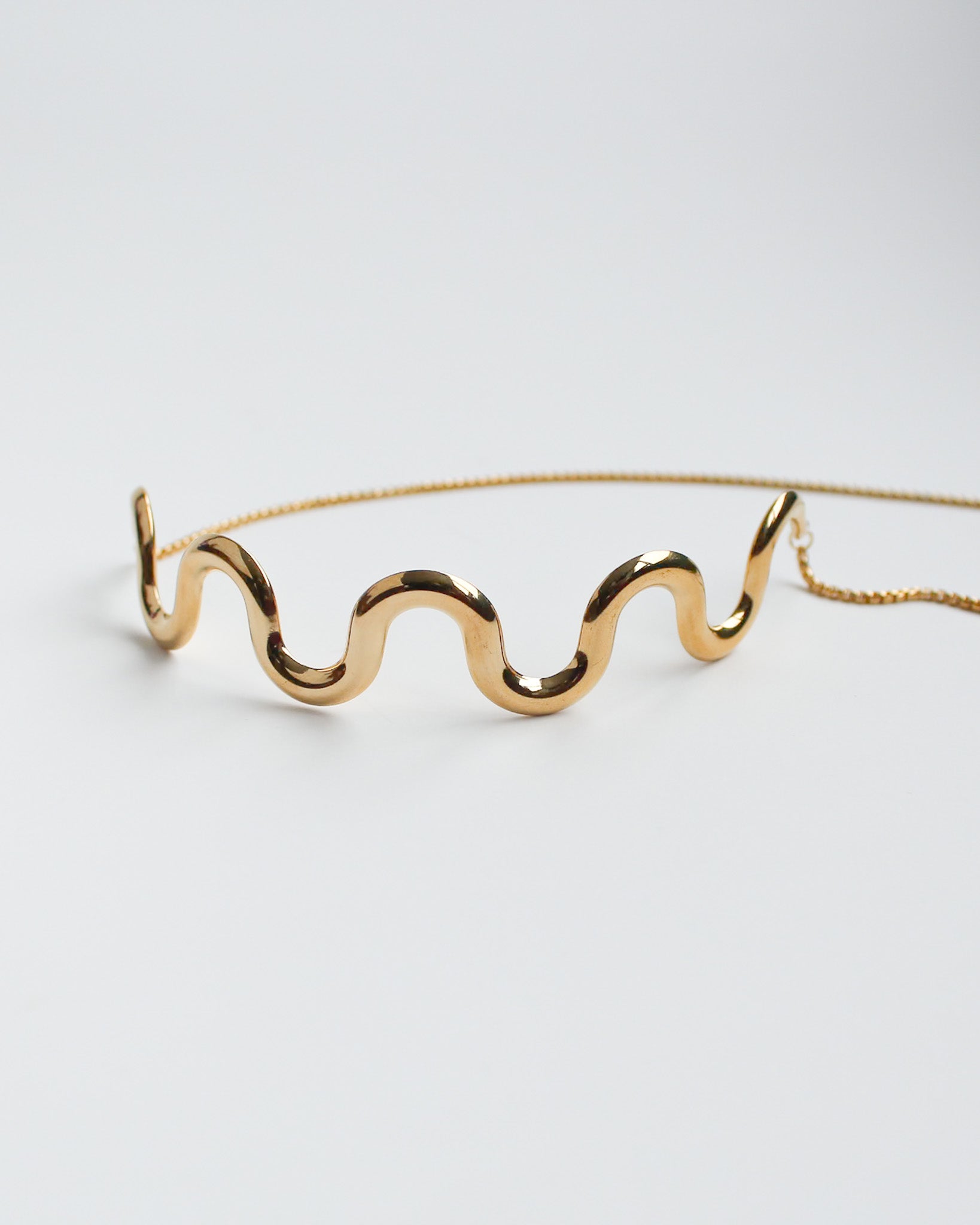 Alma Squiggle Choker Necklace