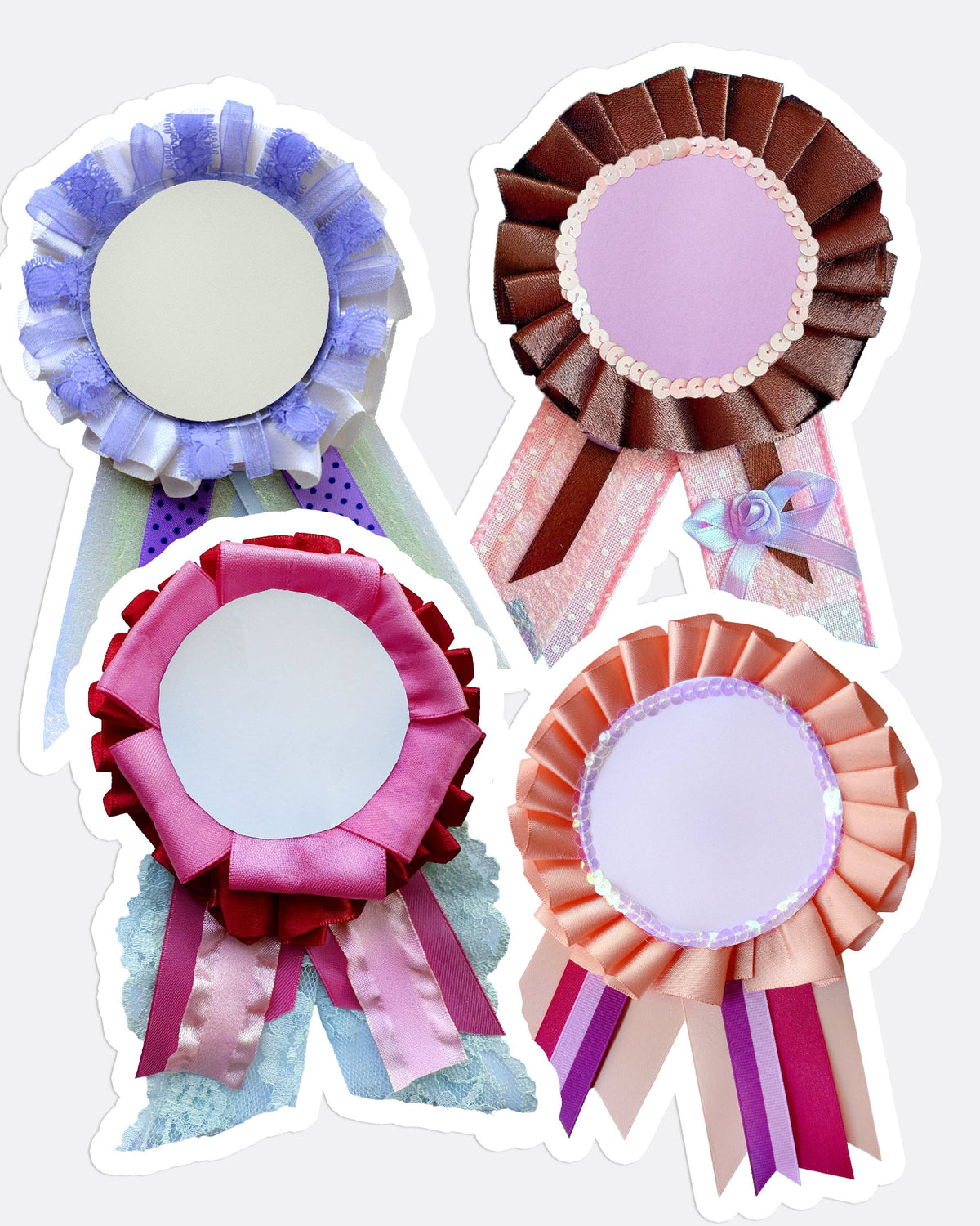 Sticker For Win Ribben Award Ribbon Gift Tag Stickers – Bon Femmes