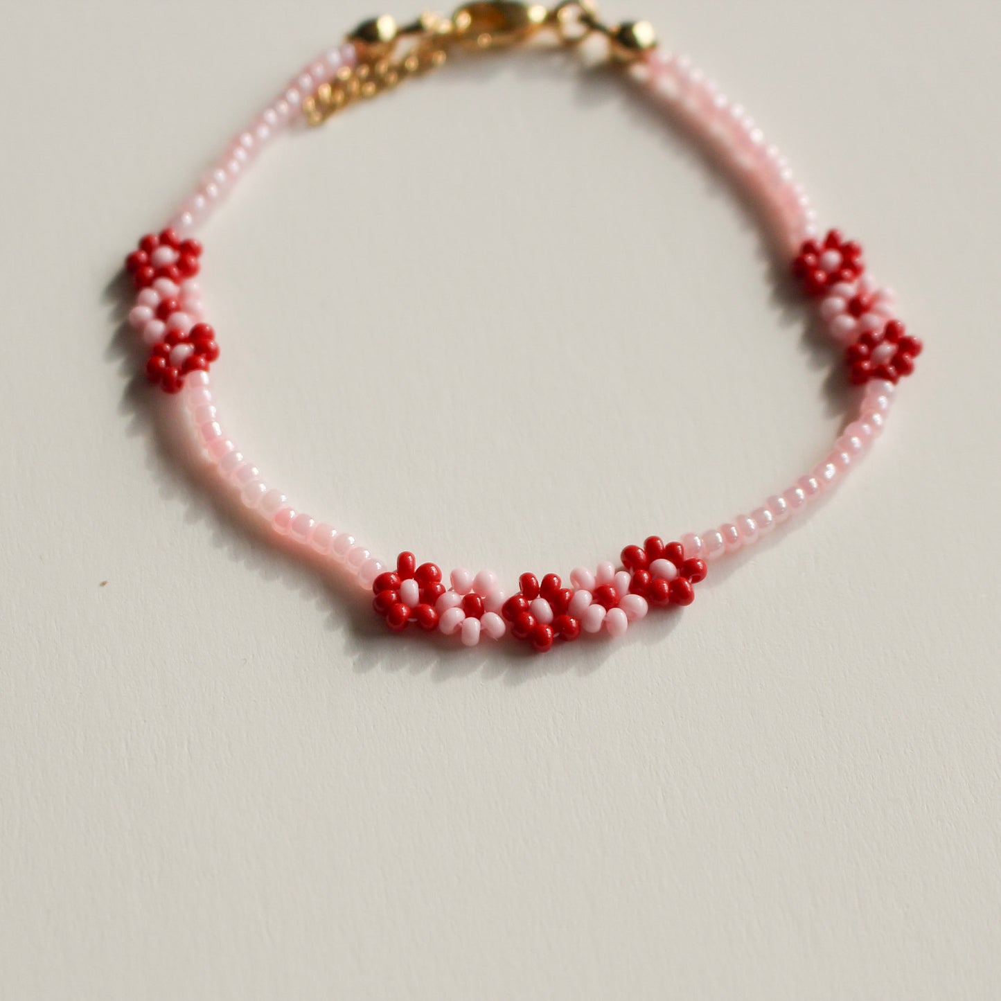 Beloved Beaded Flower Bracelet