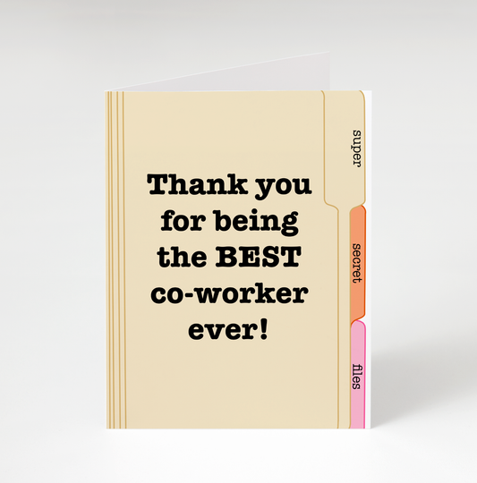 Best Coworker Greeting Card