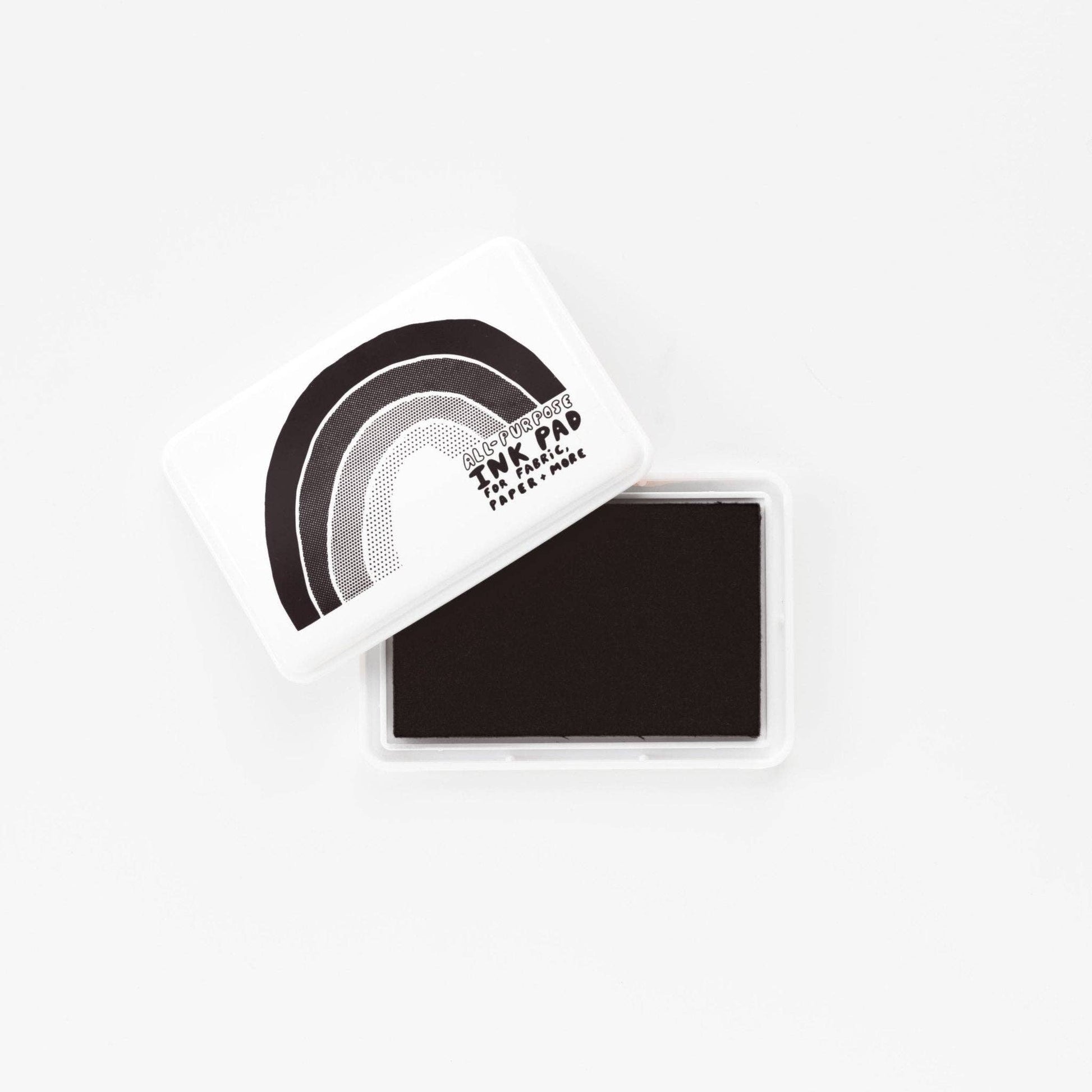 Black All Purpose Stamp Ink Pad | Permanent Waterproof Ink