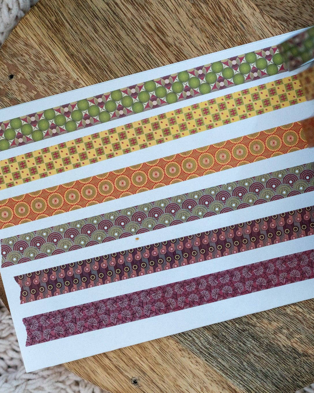 Bloom African Ankara Print Washi Tape