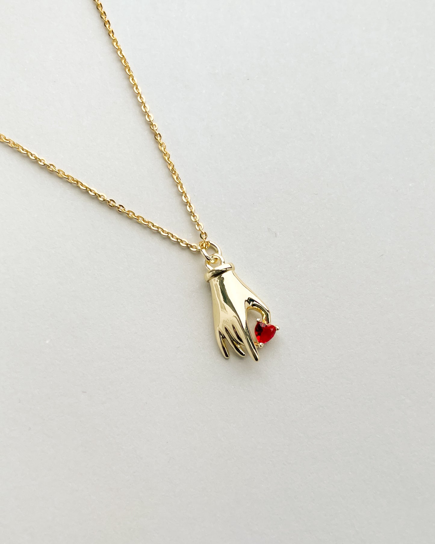 You Have My Heart Hand Pendant Necklace