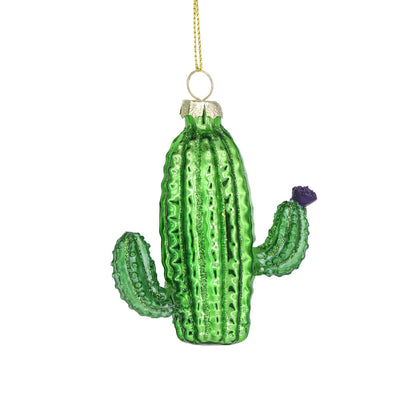 Cactus Glass Ornament