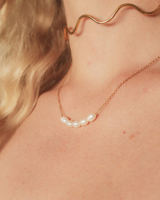 Charlotte Pearl Chain Necklace